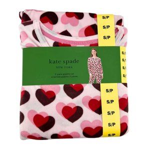 Kate Spade | Women's Pyjama Set | 2 Pieces | Pink & Red | Various Sizes